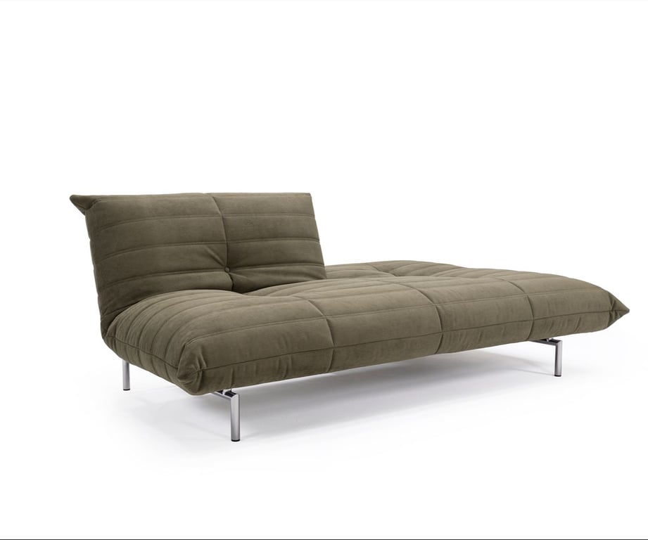 Mikunjo - Canapé convertible 3 places tissu vert - Vue supplémentaire 2