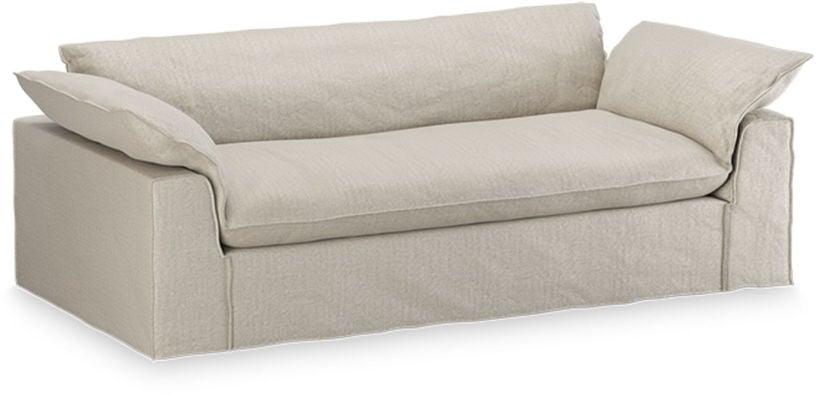 Nomad - Canapé 4 places tissu beige - Vue supplémentaire 1