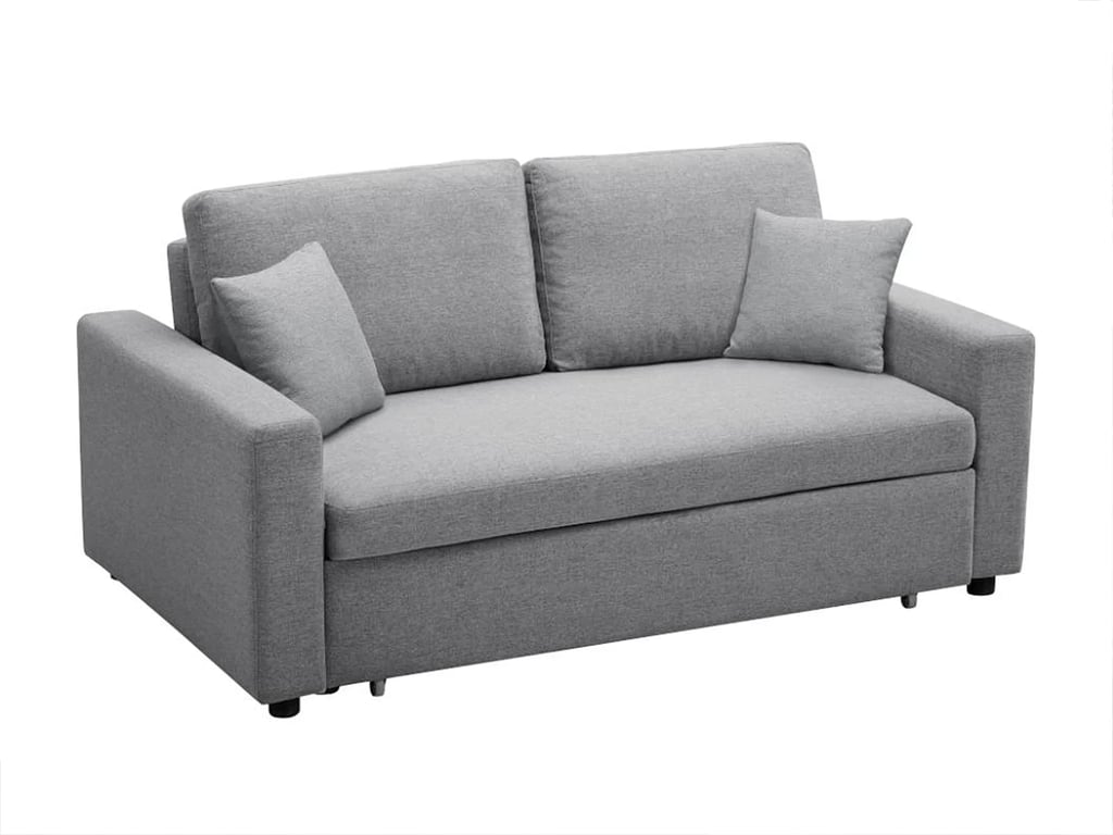 Inizor canapé convertible 3 places tissu gris clair - Vue supplémentaire 3