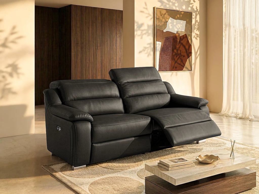 Produit similaire: Arena III canapé 3 places cuir noir relax électrique