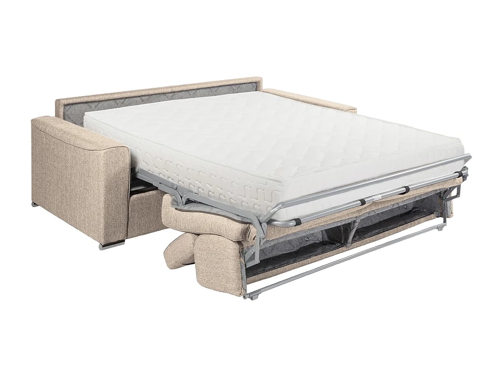 Vizir canapé convertible 4 places tissu beige - Vue supplémentaire 3
