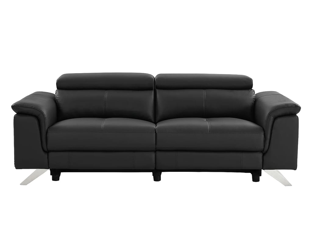 Breyt canapé 3 places cuir noir relax électrique - Vue supplémentaire 1