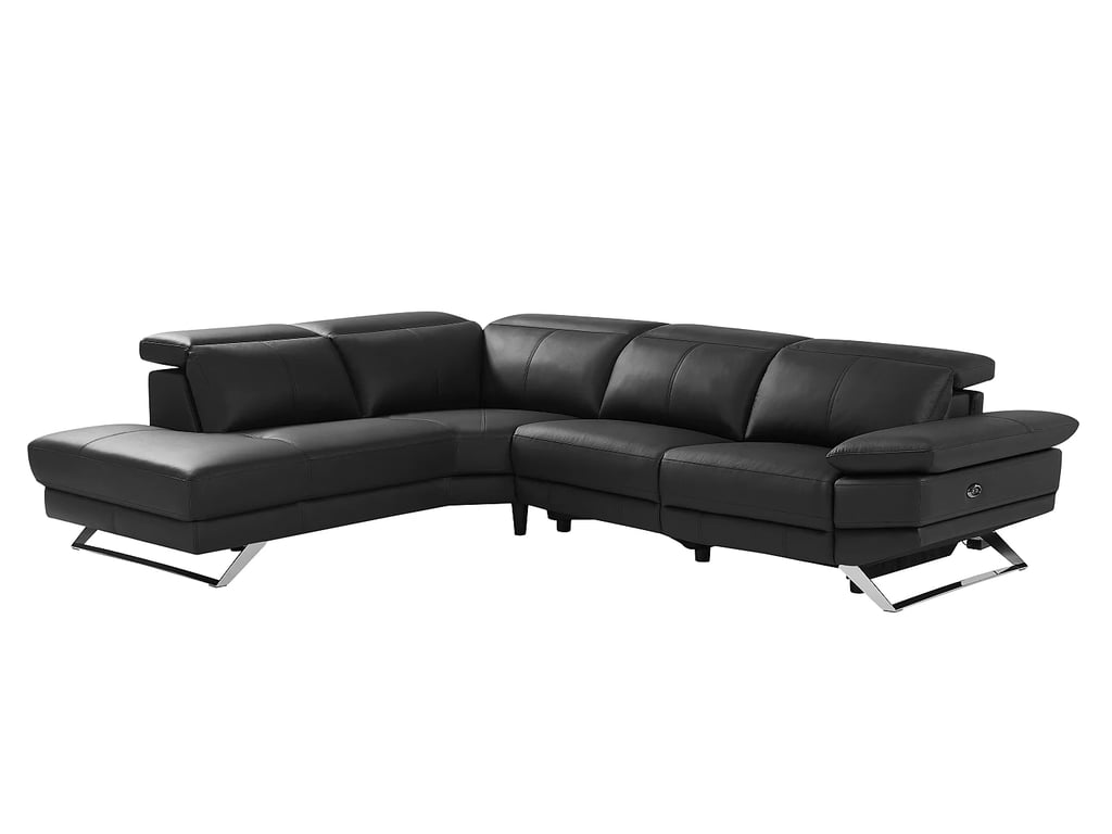 Puno II canapé d'angle droit 6 places cuir beige relax électrique - Vue supplémentaire 1