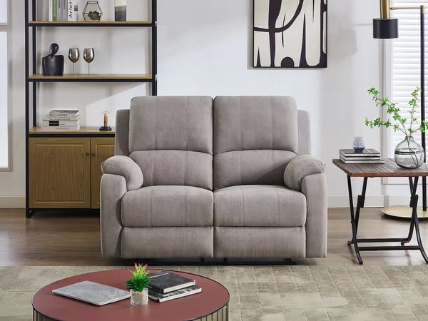 Brody canapé 2 places microfibre gris relax