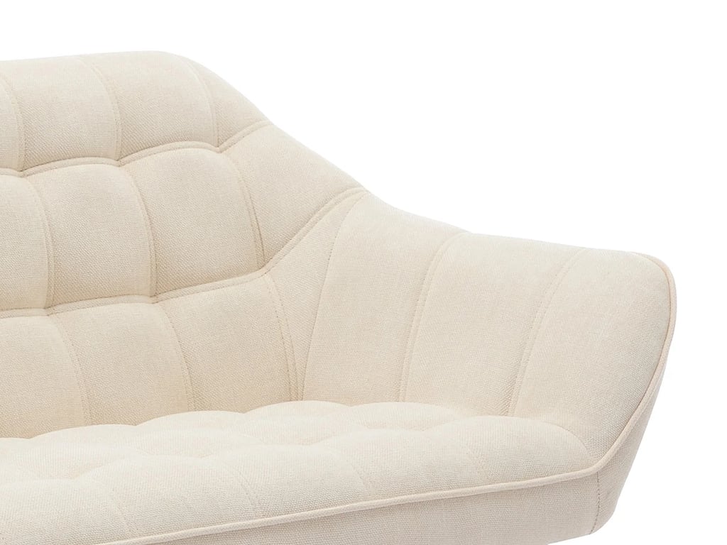 Caserta canapé 2 places tissu beige - Vue supplémentaire 3