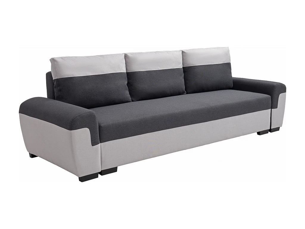 Gaby II canapé convertible 3 places tissu gris - Vue supplémentaire 3