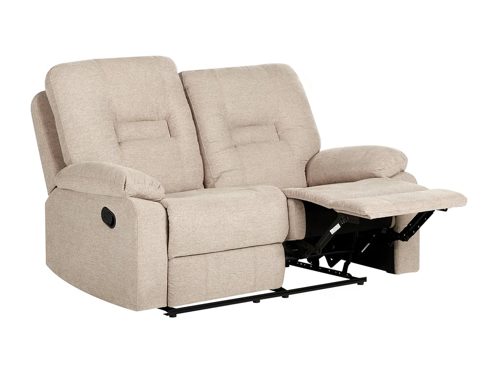 Bergen canapé 2 places tissu beige relax - Vue supplémentaire 1