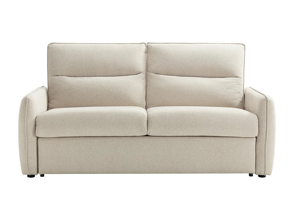 Orelis canapé convertible 3 places tissu beige - Vue supplémentaire 2