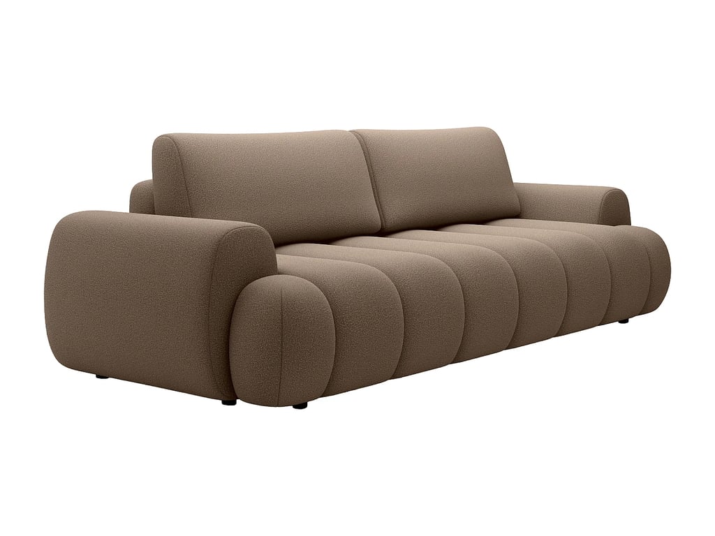 Fridora canapé convertible 4 places tissu taupe - Vue supplémentaire 2