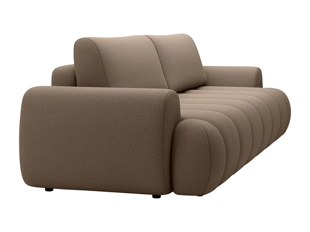 Fridora canapé convertible 4 places tissu taupe - Vue supplémentaire 3