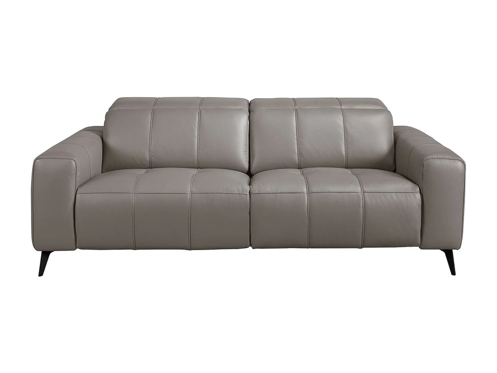 6210 canapé 3 places cuir gris relax électrique - Vue supplémentaire 2