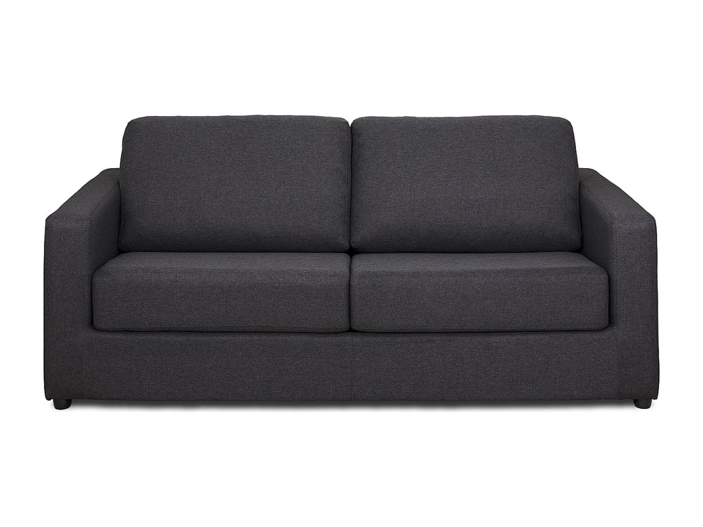 Doneto canapé convertible 3 places tissu gris - Vue supplémentaire 1