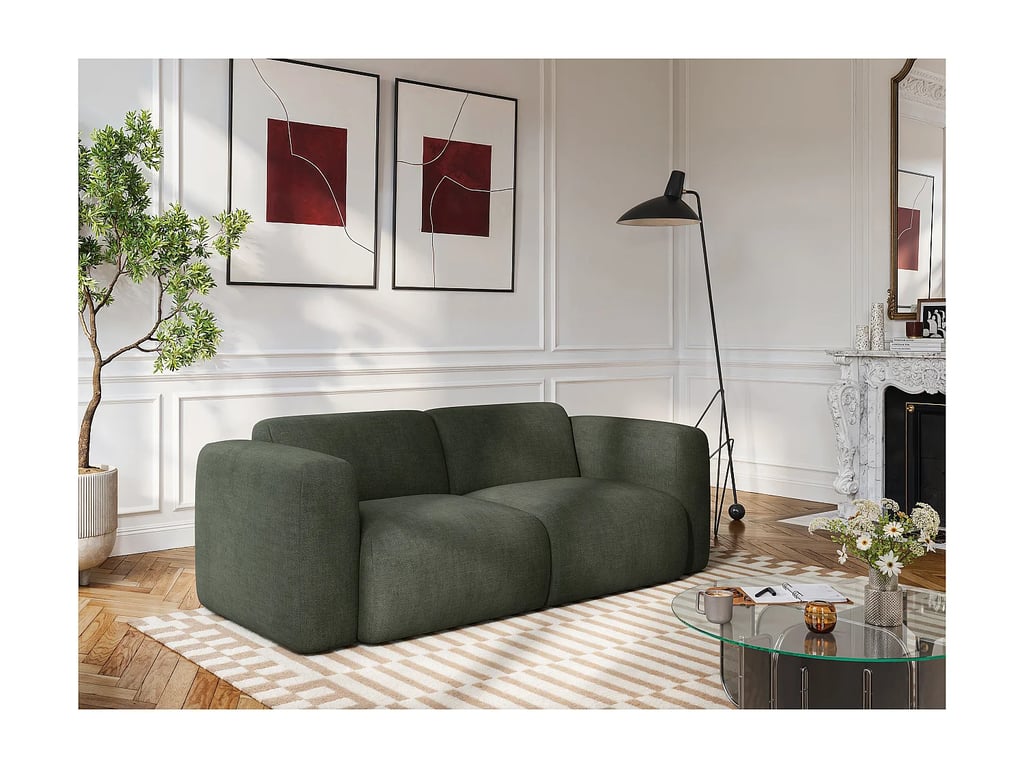 Produit similaire: Pogni canapé 3 places tissu chiné vert