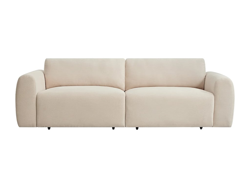 Pastaro canapé 4 places velours côtelé beige relax électrique - Vue supplémentaire 2