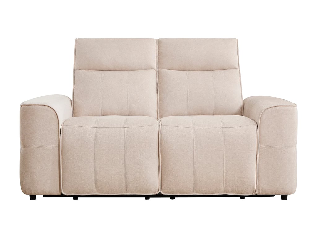 Scamoco canapé 2 places chenille beige relax électrique - Vue supplémentaire 2