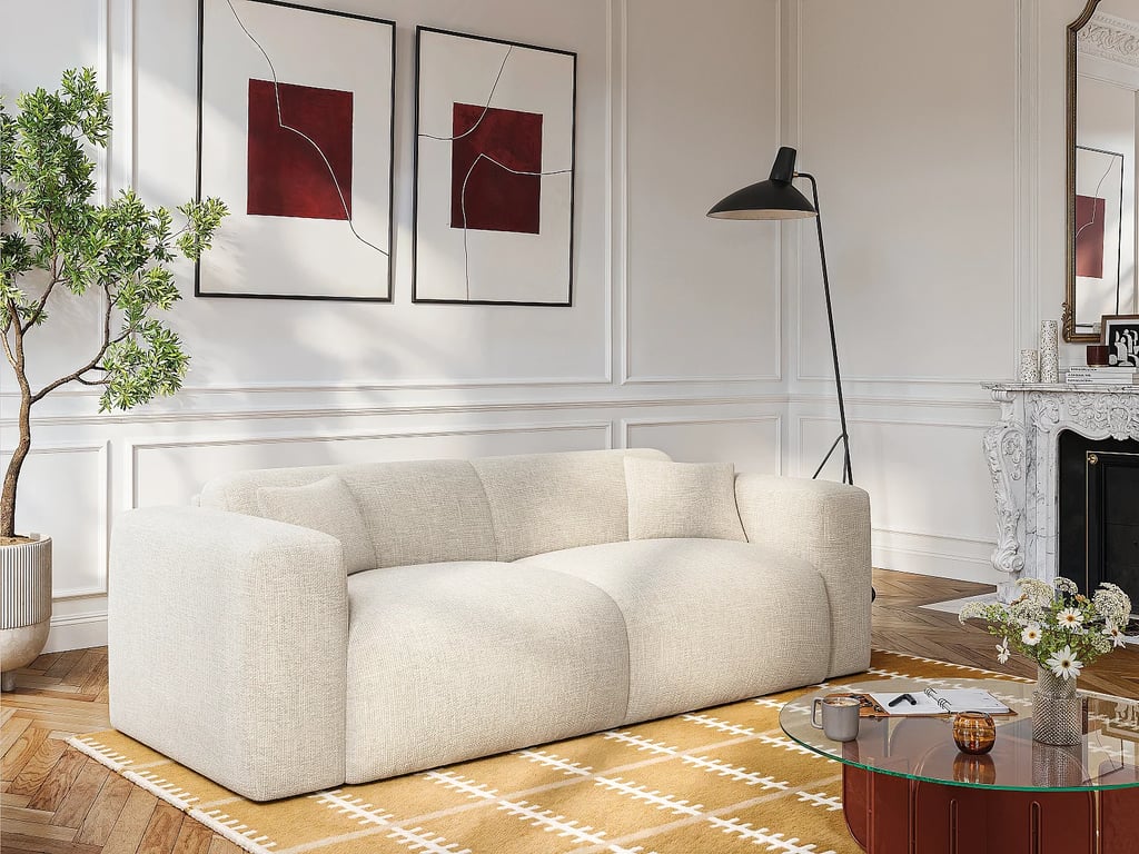 Produit similaire: Pognia canapé convertible 3 places tissu texturé beige