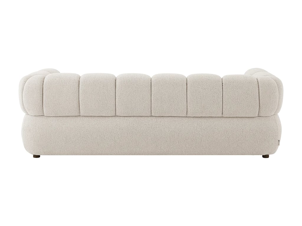 Pavira canapé 3 places tissu texturé beige - Vue supplémentaire 3