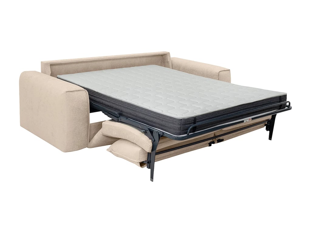 Poglo canapé convertible 3 places tissu beige - Vue supplémentaire 3