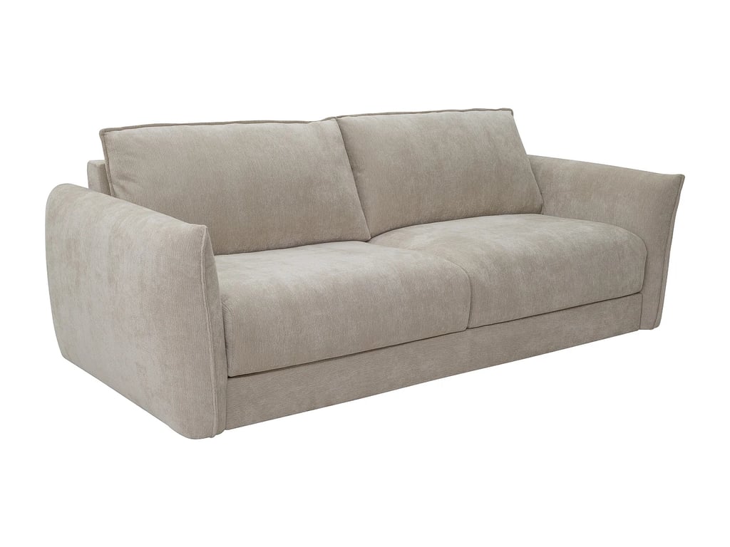 Gabriza canapé convertible 4 places tissu texturé beige - Vue supplémentaire 2