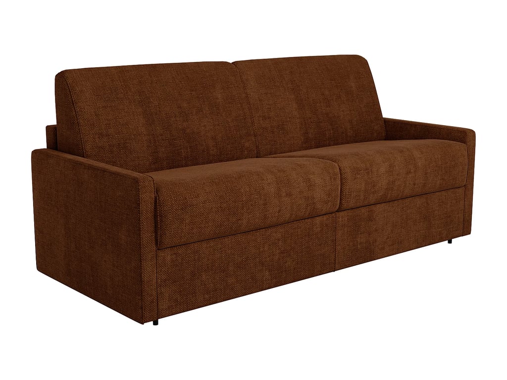 Calife canapé convertible 3 places tissu terracotta - Vue supplémentaire 3