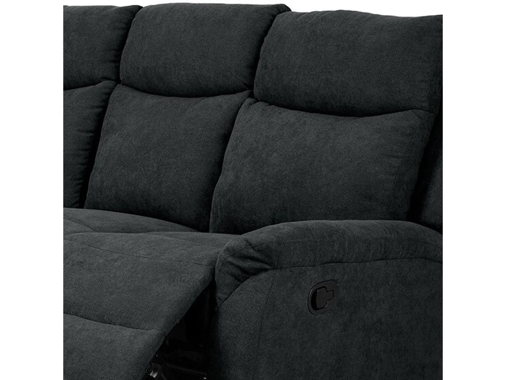 Eskil canapé 3 places microfibre gris relax - Vue supplémentaire 3