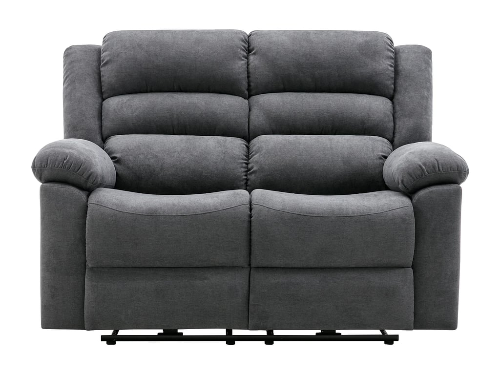 Burolo canapé 2 places tissu gris relax électrique - Vue supplémentaire 2