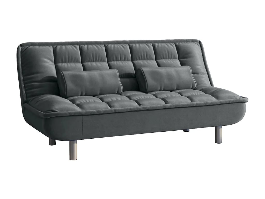 Mishan canapé convertible 3 places clic clac tissu gris - Vue supplémentaire 3