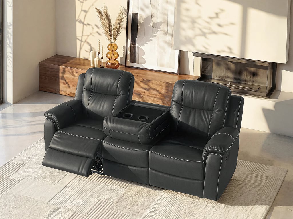 Produit similaire: Evasion canapé 3 places cuir gris relax