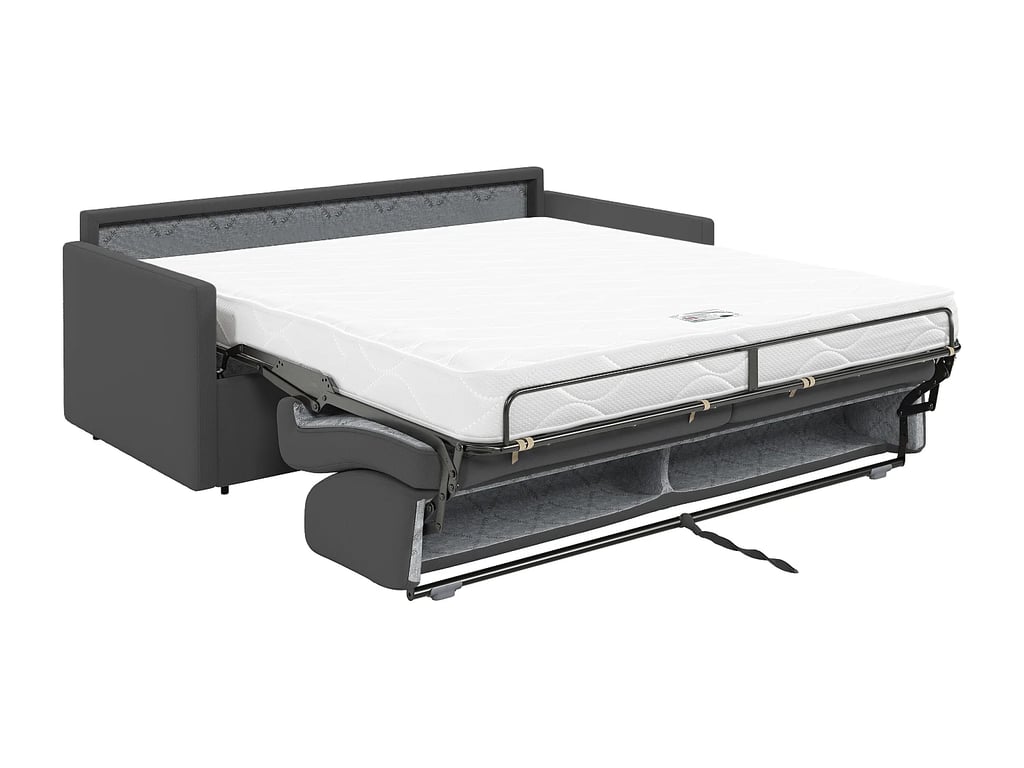 Calife canapé convertible 3 places tissu gris - Vue supplémentaire 3