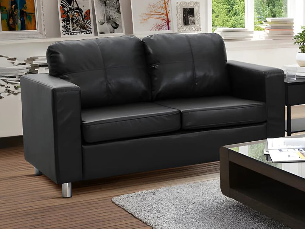 Produit similaire: Ackley canapé 2 places simili noir