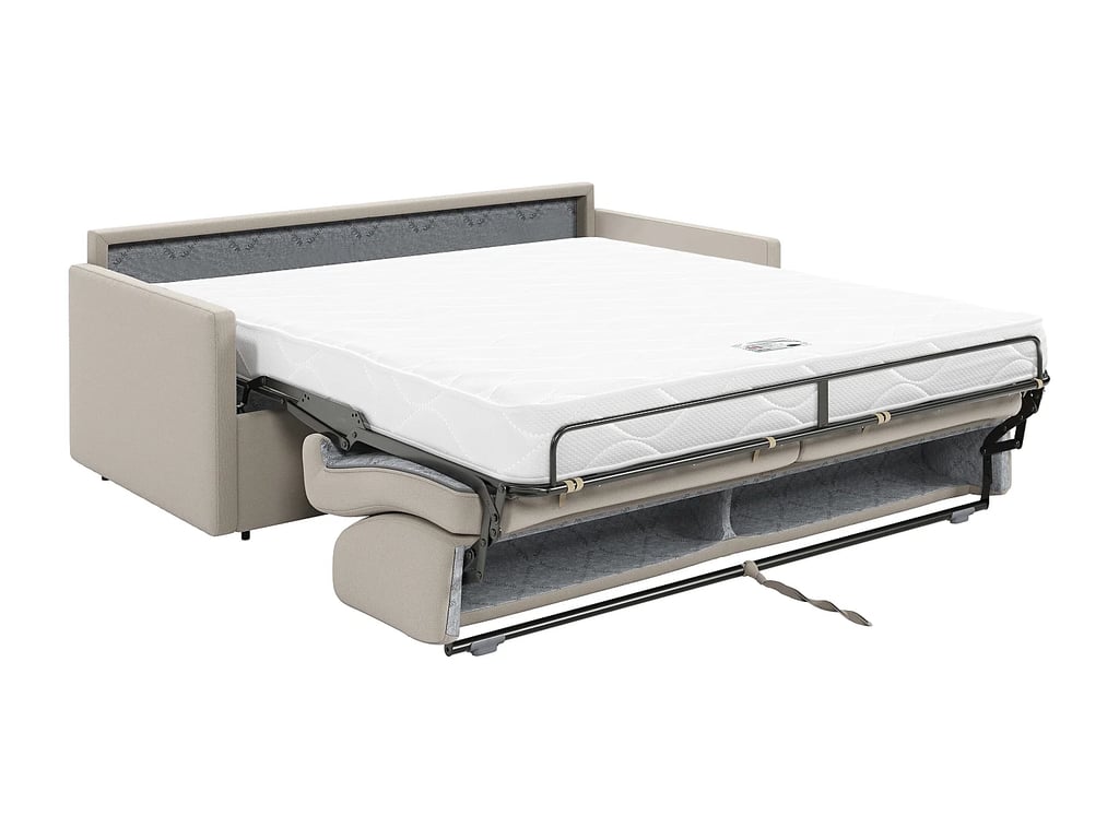 Calife canapé convertible 3 places tissu beige - Vue supplémentaire 3
