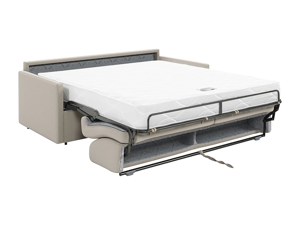 Calife canapé convertible 2 places tissu beige - Vue supplémentaire 3