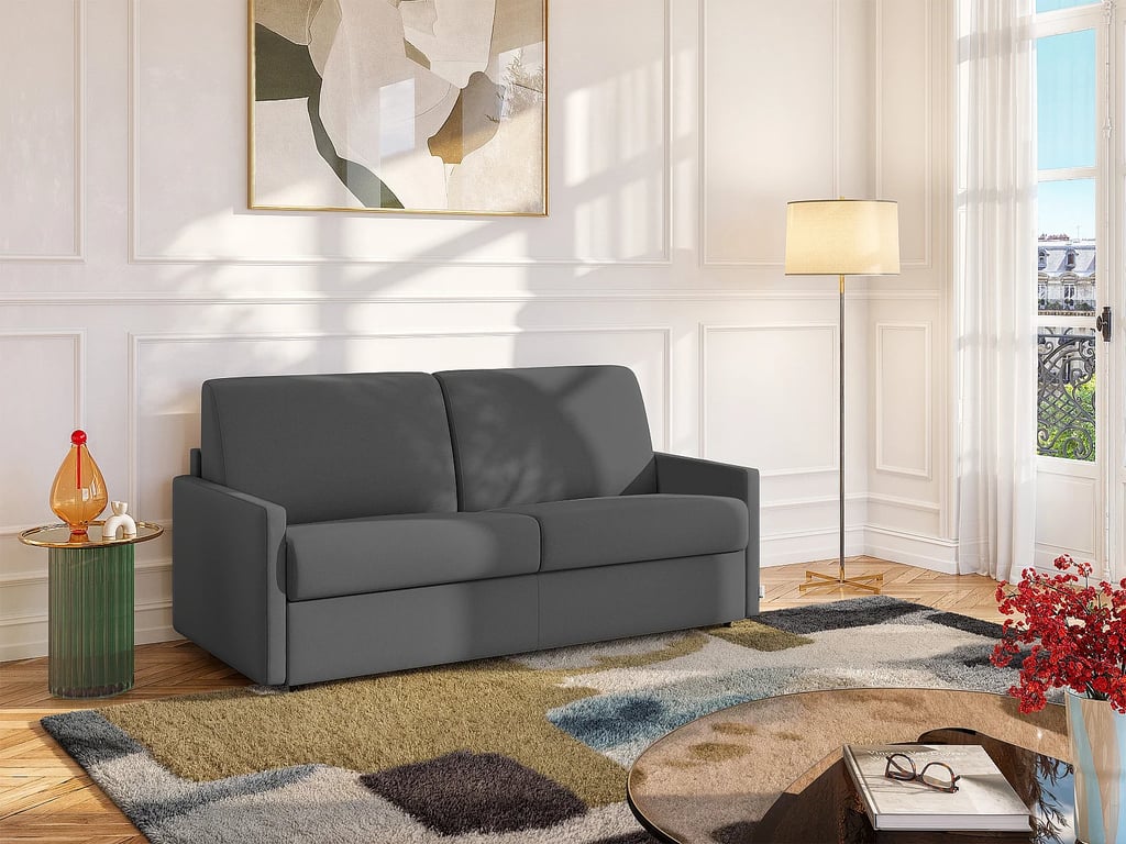Produit similaire: Calife canapé convertible 2 places tissu gris