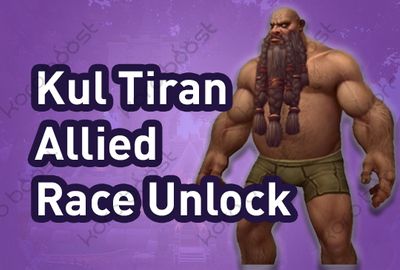 Buy Kul Tiran Human Allied Race Unlock Boost | Fast & Safe