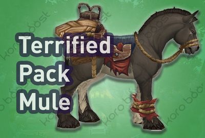 Terrified Pack Mule