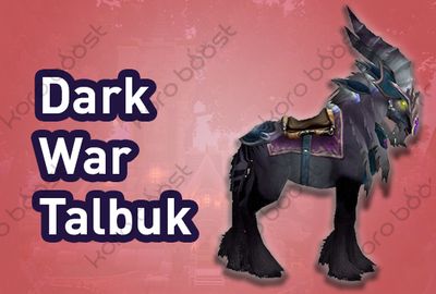 Buy Dark War Talbuk Mount Boost | Fast & Safe