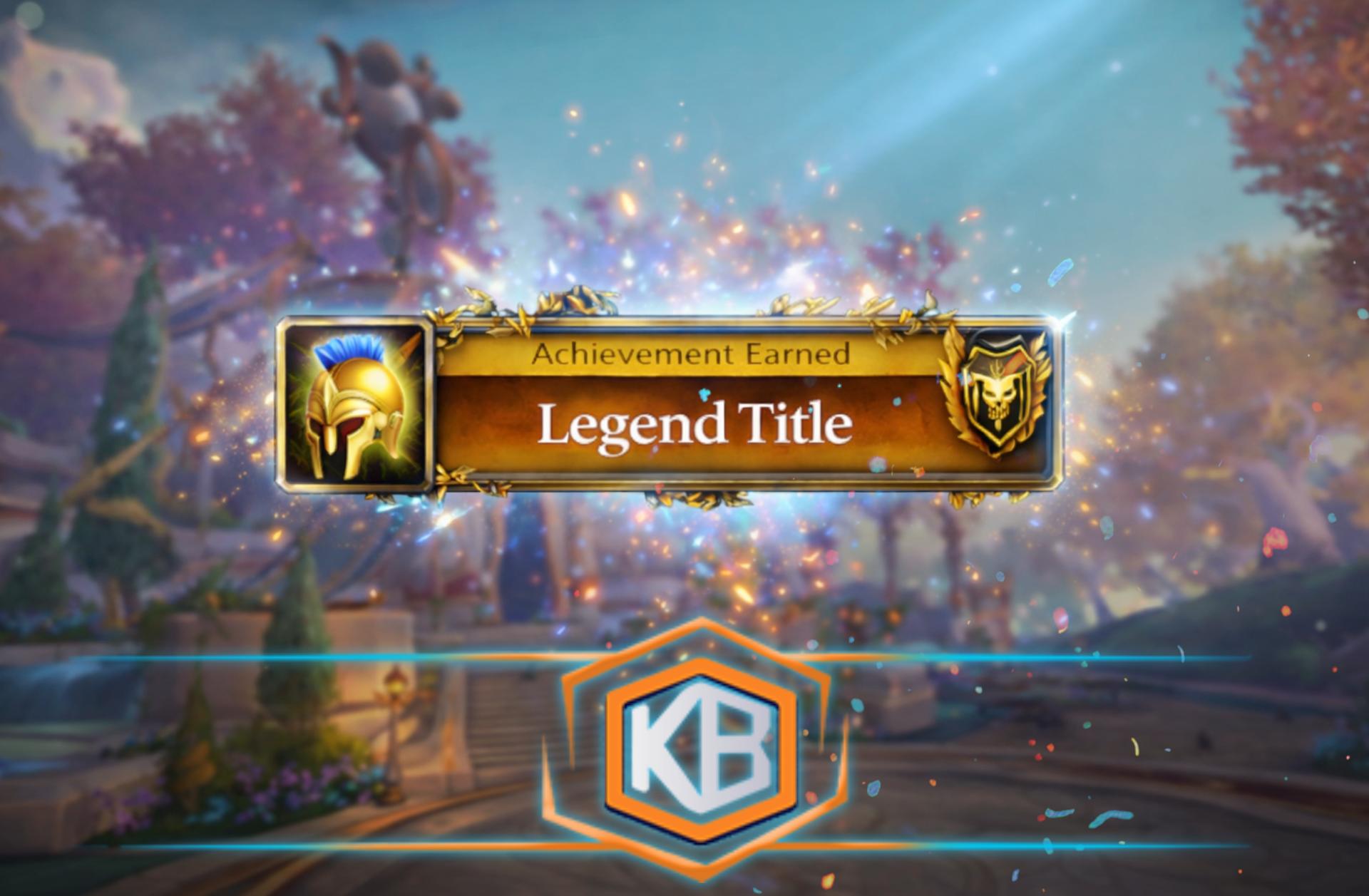 Buy LEGEND TITLE SEASON 1 Boosting Service Boost - Professional PvP Services Boosting Service by WoW Midnight