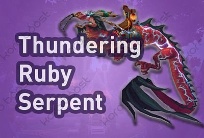 Thundering Ruby Cloud Serpent