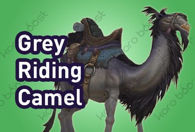 Grey Riding Camel Mount Boost