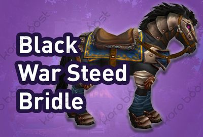 Black War Steed Bridle
