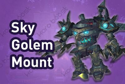 Sky Golem Mount Boost
