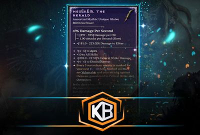 Diablo 4 Nesekem, the Herald