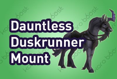 Dauntless Duskrunner Mount Boost