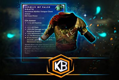 Diablo 4 Shroud of False Death