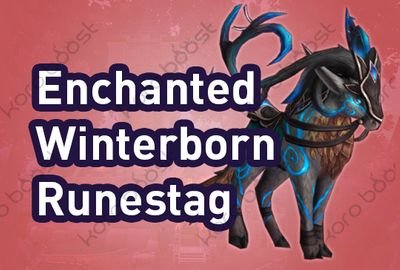 Enchanted Winterborn Runestag Mount Boost