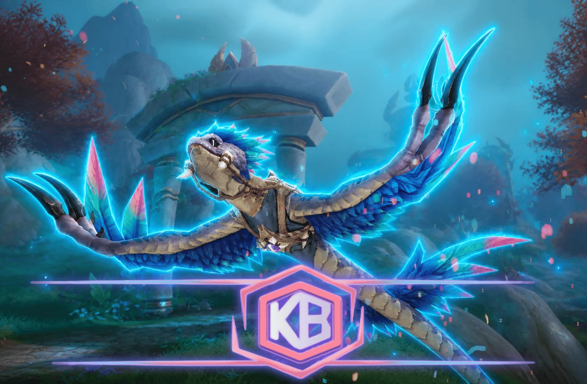 Violet-Backed Skyfang Mount