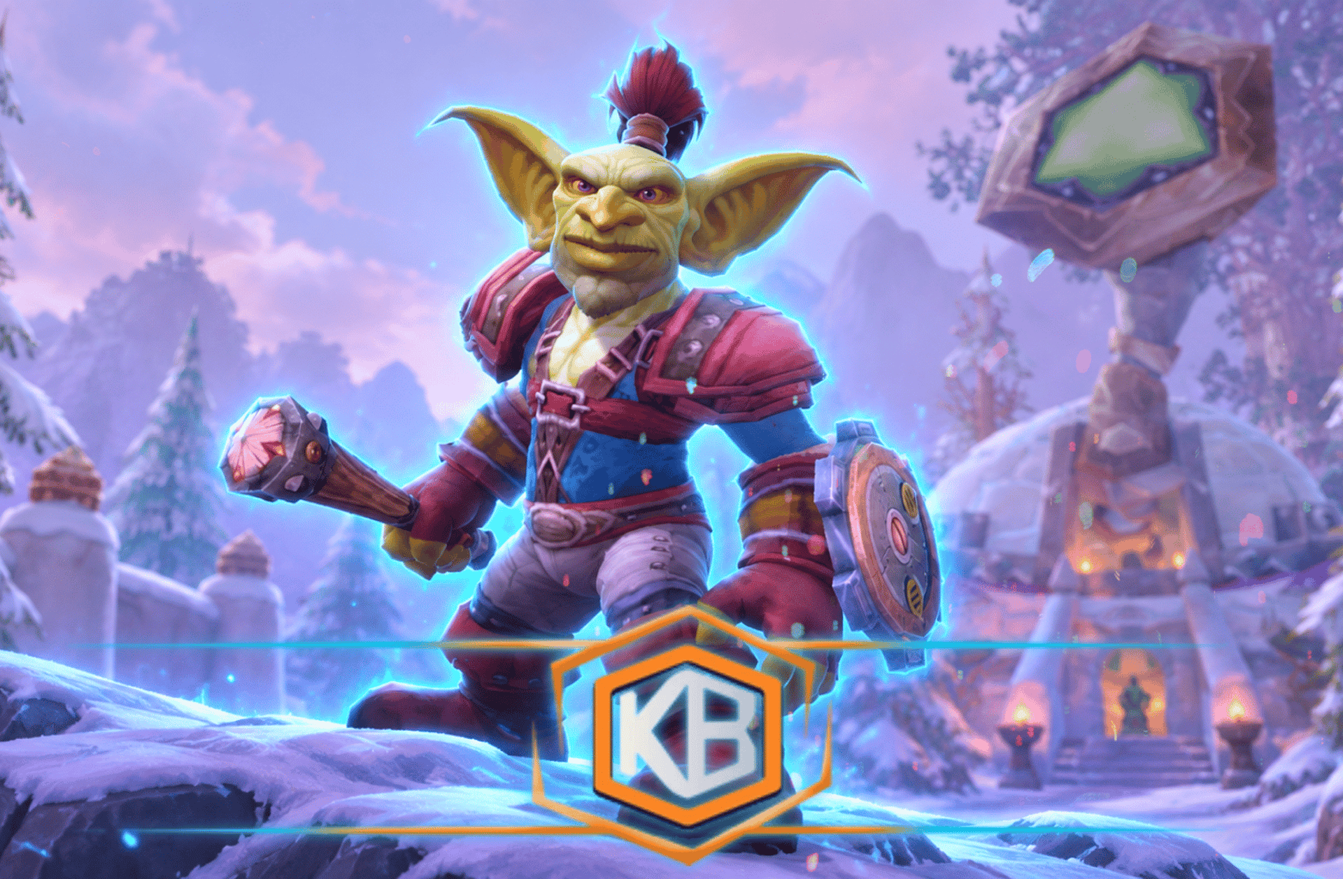 Everlook goblin town in Winterspring, WoW Forever