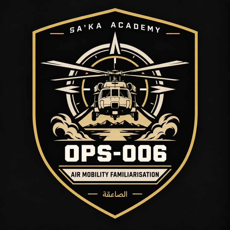 OPS-006 | Air Mobility Familiarisation