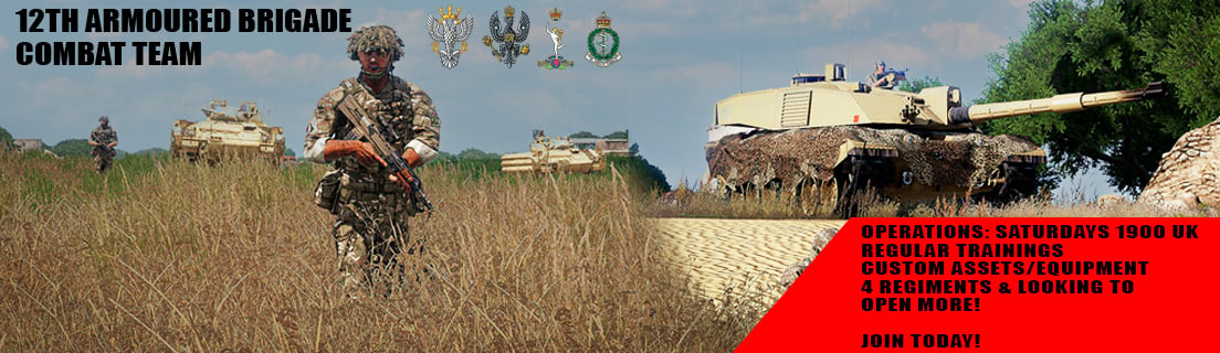 12th Armoured Brigade, Combat Team banner