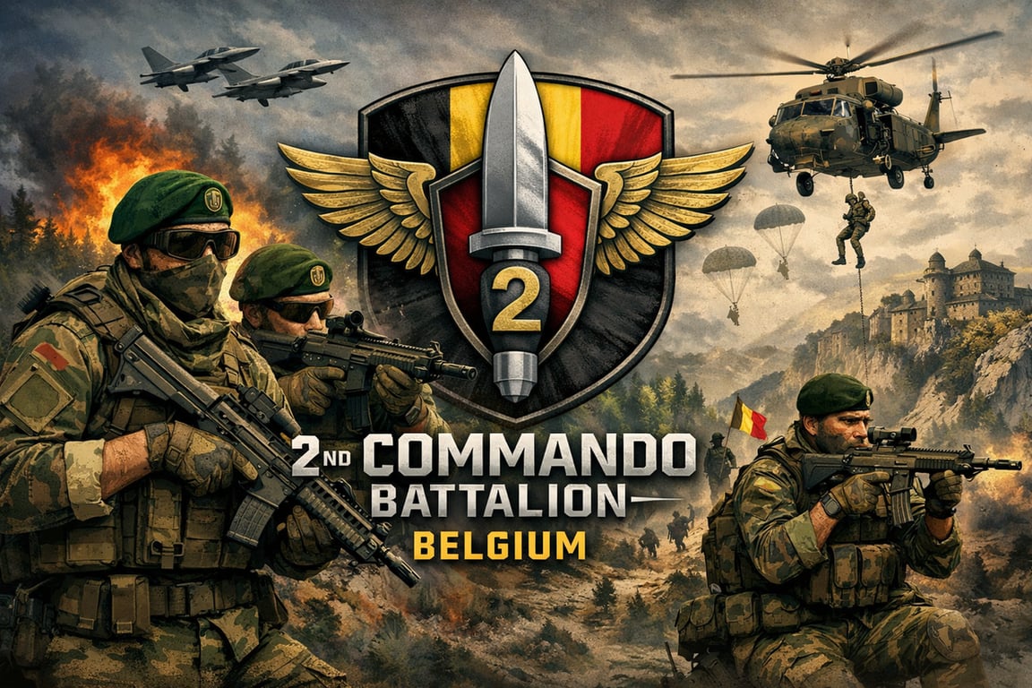 2nd Commando Battalion banner
